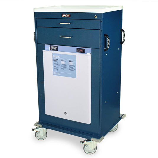 Mobile Refrigerated Vaccine Cart, Two Drawer, Key Lock, VR4302K-AC