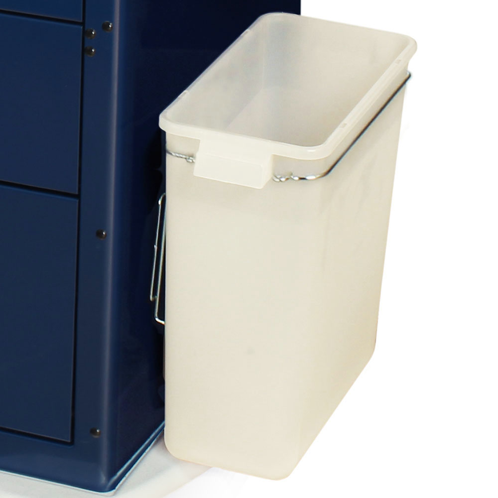 Harloff Waste Container (without cover), Plastic, 3 Gal – WASTE3GALDM-FI Secondary image