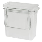 Harloff Waste Container (without cover), Plastic, 3 Gal – WASTE3GALDM-FI