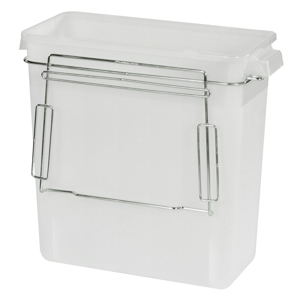 Three Gallon Plastic Waste Container for M-Series or A-Series Medical Carts, Direct Mount, WASTE3GALDM Main image