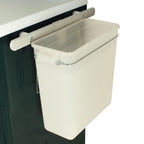 Three Gallon Medical Waste Container for M-Series or A-Series Carts, Rail Clip Mount, WASTE3GALRC