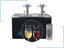 Factory-installed dual front tap system to dispense wine