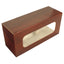 Wood Vinyl Single Glove Box Holder for Medical Carts, Direct Mount, WV-2362