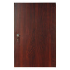 Wall Mountable Cabinet for Punch Cards, Single Door, Single Lock. Capacity of 50 Punch Cards Plus Liquid Storage. Two Ad
