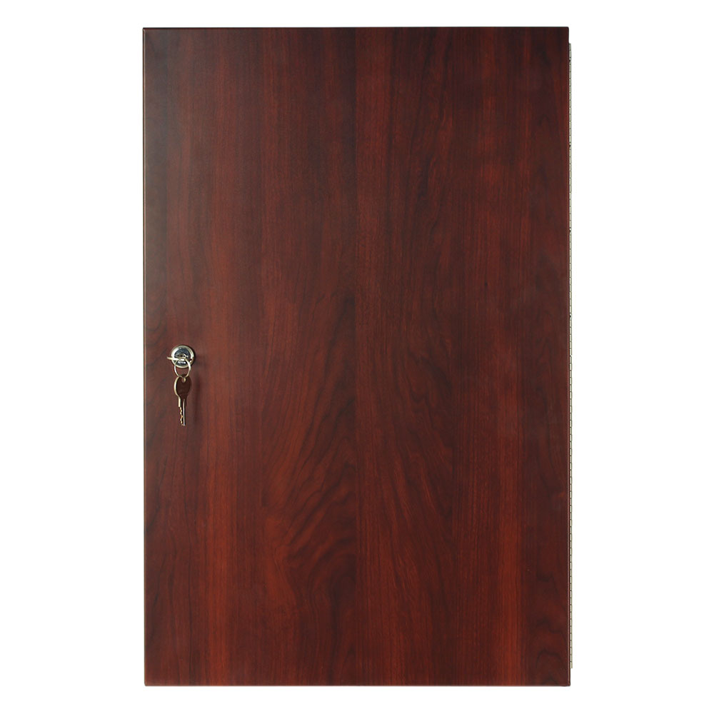 Wall Mountable Cabinet for Punch Cards, Single Door, Single Lock. Capacity of 50 Punch Cards Plus Liquid Storage. Two Ad