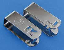 L & R Marker Clip - Slips over Cassette frame (made of stainless steel) Main image