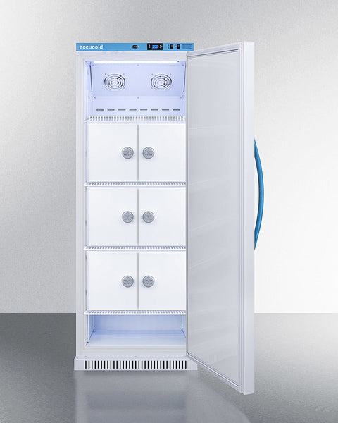 Accucold 12 cu.ft. MOMCUBE breast milk refrigerator with interior lockers (Model MLRS12MCLKLHD)