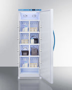 Accucold 15 cu.ft. MOMCUBE breast milk refrigerator with interior lockers (Model MLRS15MCLK)