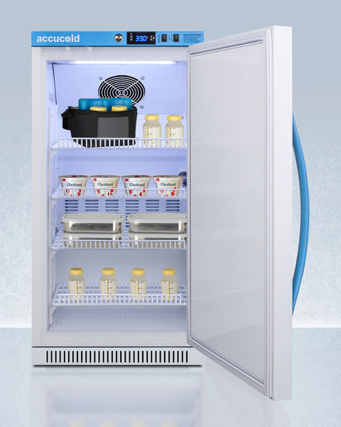 Accucold MomCube ADA height breast milk refrigerator, ADA (Model MLRS32BIADAMCLHD)