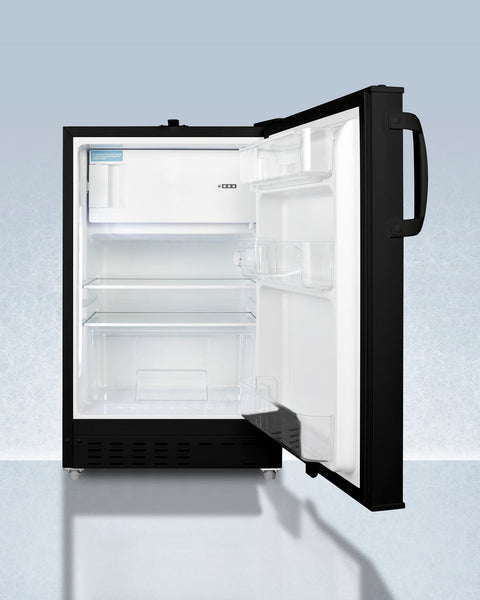 Accucold ADA compliant built-in or freestanding 20" wide refrigerator-freezer for residential use with lock (Model