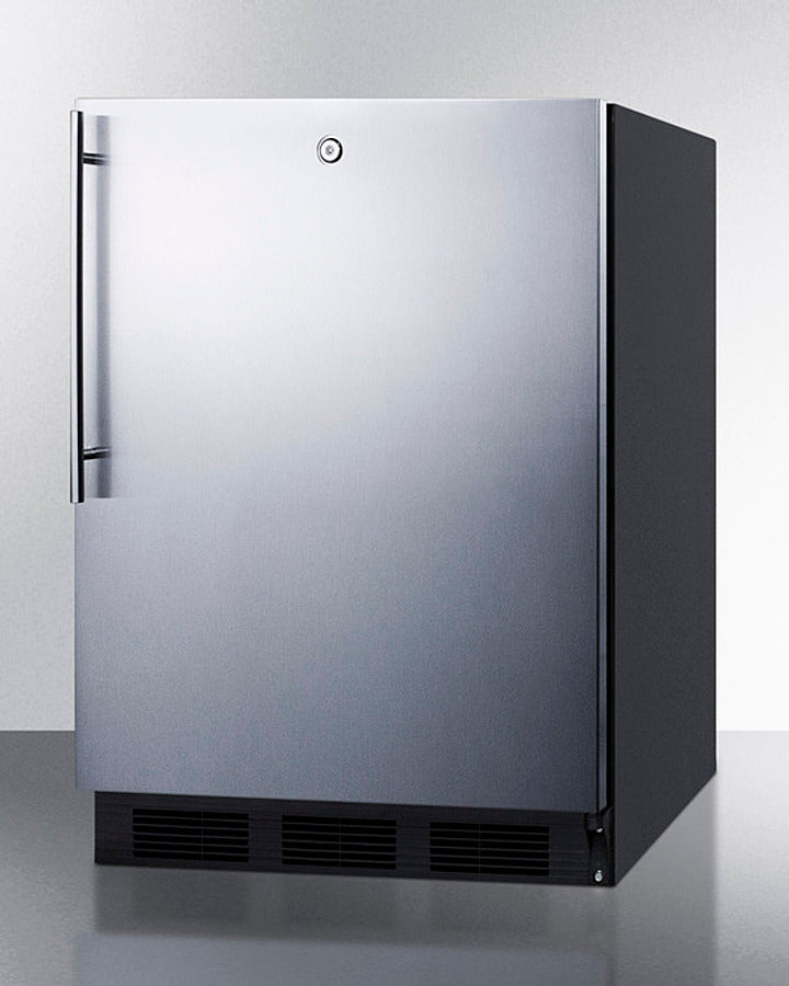 24" wide single drawer bulit-in all-refrigerator for indoor or outdoor use with panel-ready front