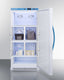8 cu.ft. MOMCUBE breast milk refrigerator with interior lockers and with commercial microwave