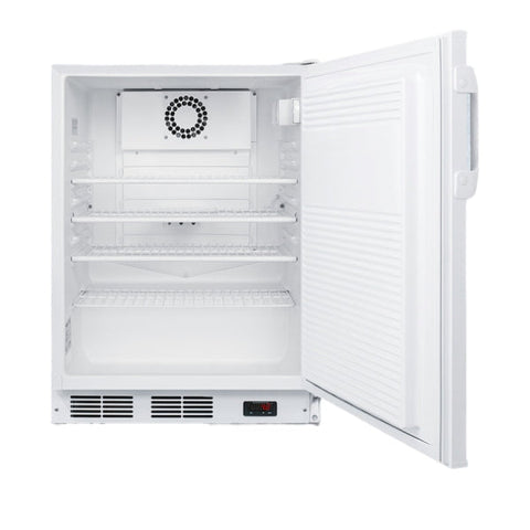Accucold 15" wide ADA compliant all-refrigerator for built-in or freestanding use with panel-ready door (Model ALR15BIF)