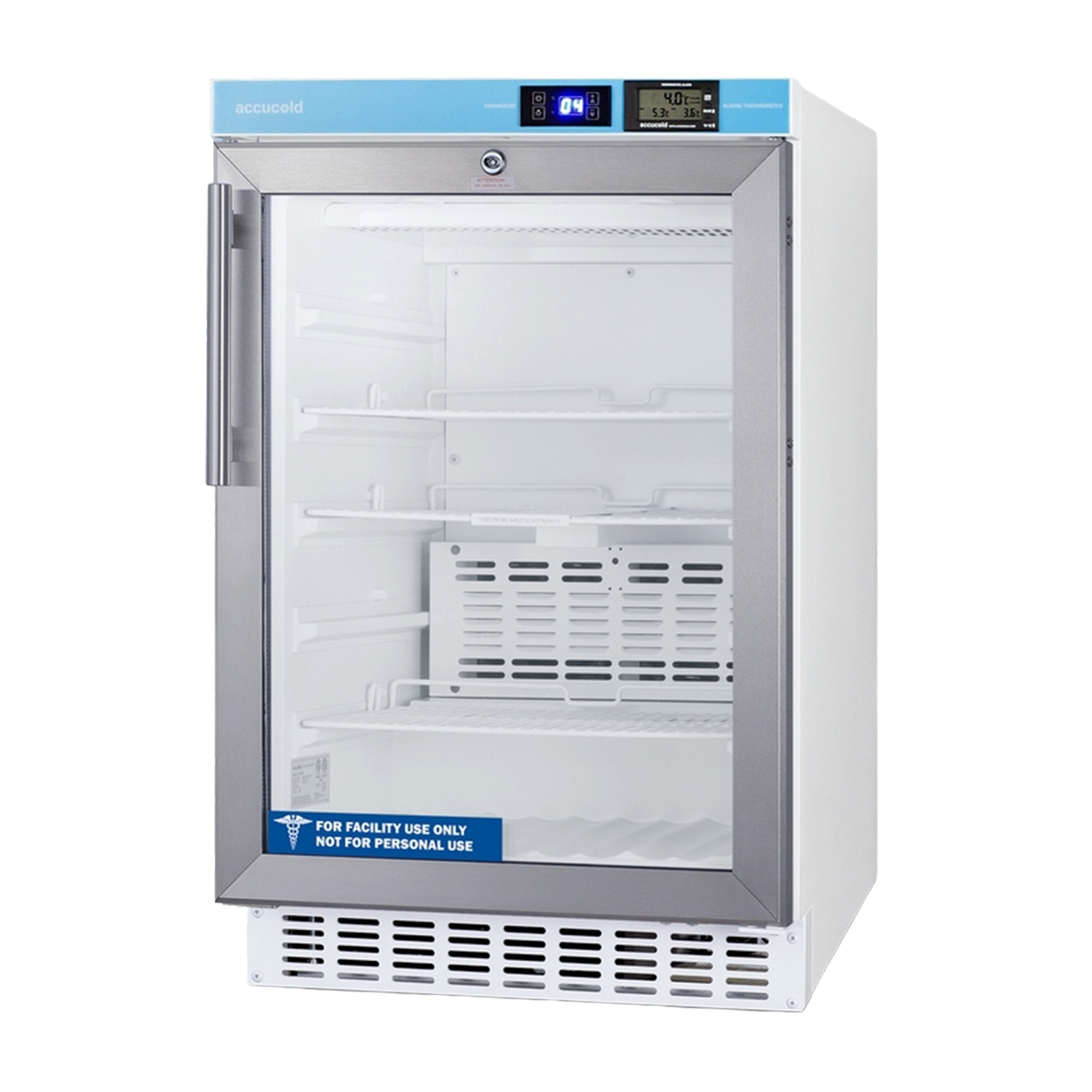 Built-in ADA compliant vaccine all-freezer with lock