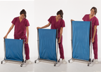 Adjustable Mobile Shield 33"- 48" H x 26 3/4" W x 18"D