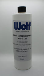 Wolf X-Ray Anti-Static Screen Cleaner for Cassettes and Illuminators - 16 ounce bottle (package of 4)