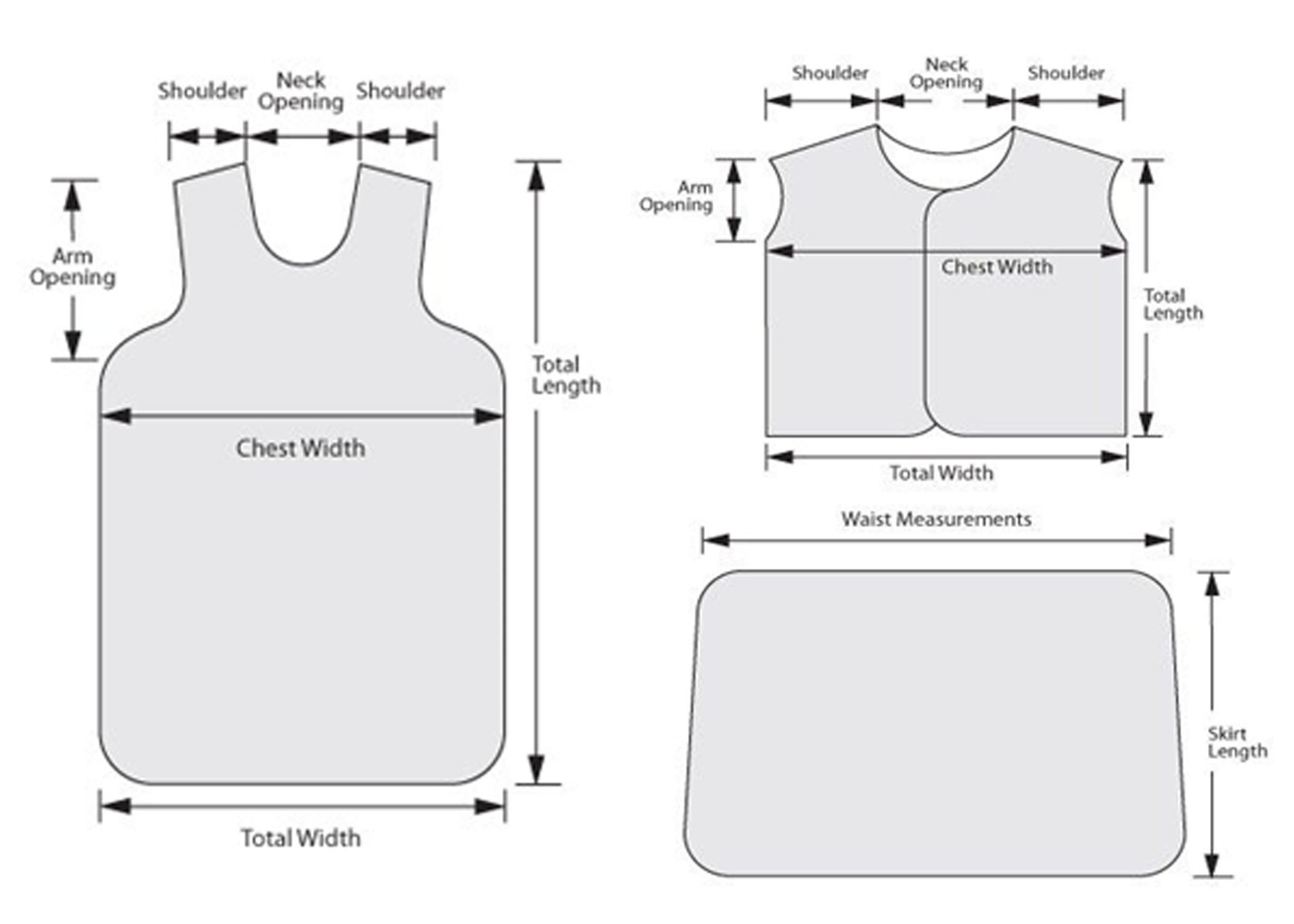 Shorten Length of Apron by 5 inches