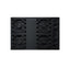 30" wide open burner gas cooktop in black with spark ignition
