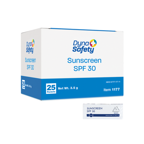 Dynarex Sunscreen SPF 30 3.5 g Sachet (Case)