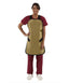 QUICK DROP APRON - .5 mm Lead Free with Collar 24X38 Beige - Medium