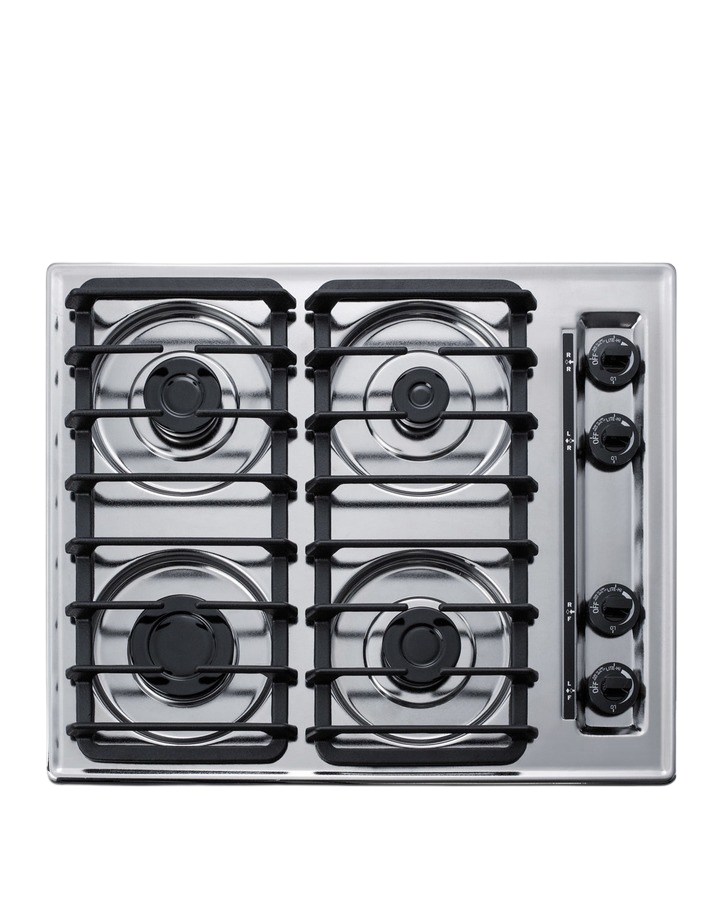Accucold 24" wide sealed burner gas range made in the USA