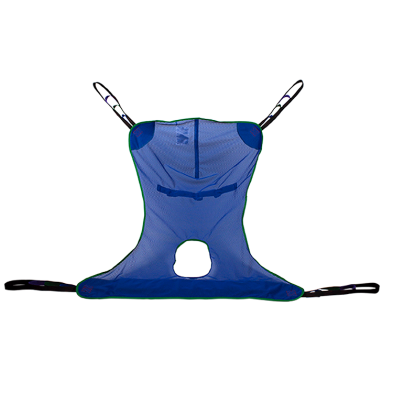 Bariatric Full Body Sling w/ Commode Opening - Mesh