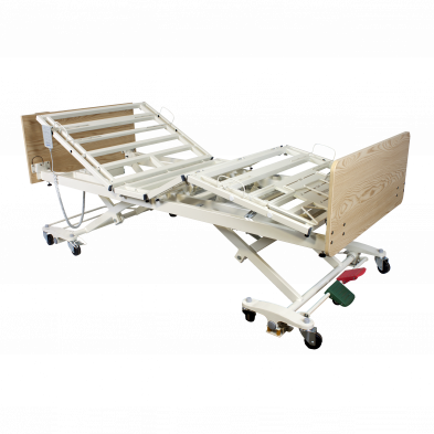 DB300 Bariatric LTC 5 Function Low Bed - Wood Boards - Mahog