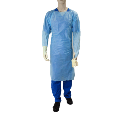 CPE Thumb Loop Isolation Gown