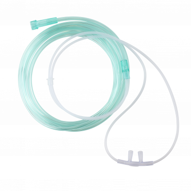 Nasal Oxygen Cannula Flared Tip w/ 7' (2.1 m) Crush Resistan