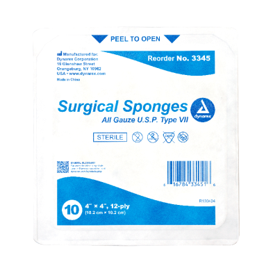 Surgical Gauze Sponge - Sterile 10's