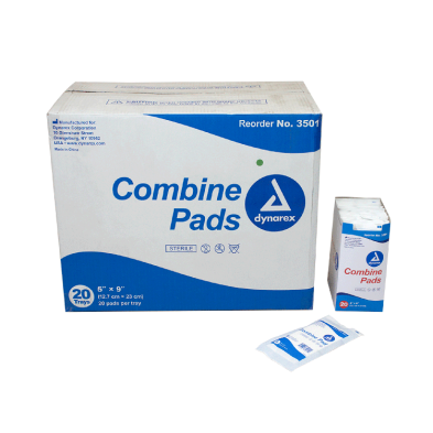 Combine Pads 1/pouch - Sterile