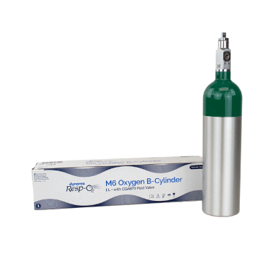 M6 - Oxygen B-Cylinder w/ CGA870 Post Valve