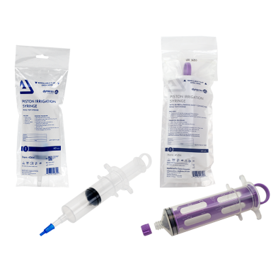 Dynarex Enteral Feeding Piston Syringe, 60cc, Non-ENFit, Ring Top (Case of 30)