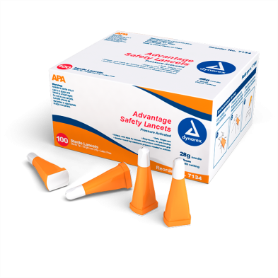 Advantage Pressure Activated Safety Lancets - Sterile