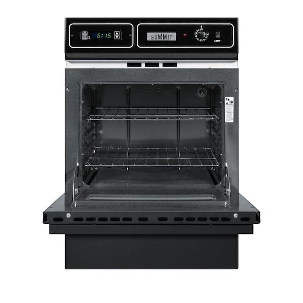 Accucold 24" wide LP gas wall oven in black