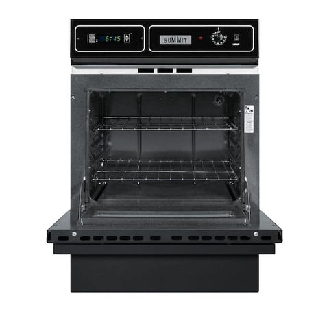 Accucold 24" wide LP gas wall oven in black