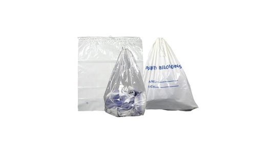 Patient Belonging Bags 18 x 20.5, Clear