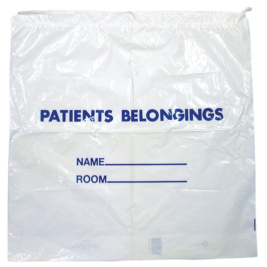 Patient Belonging Bags 20 x 20, Clear
