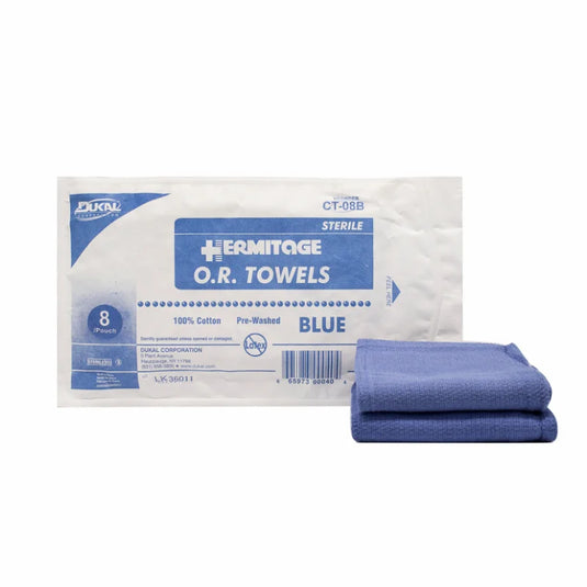 Sterile OR Towels 17" x 26", Blue