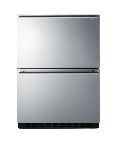 Accucold 24" wide indoor/outdoor ADA compliant 2-drawer all-freezer (Model ADFD2D24)