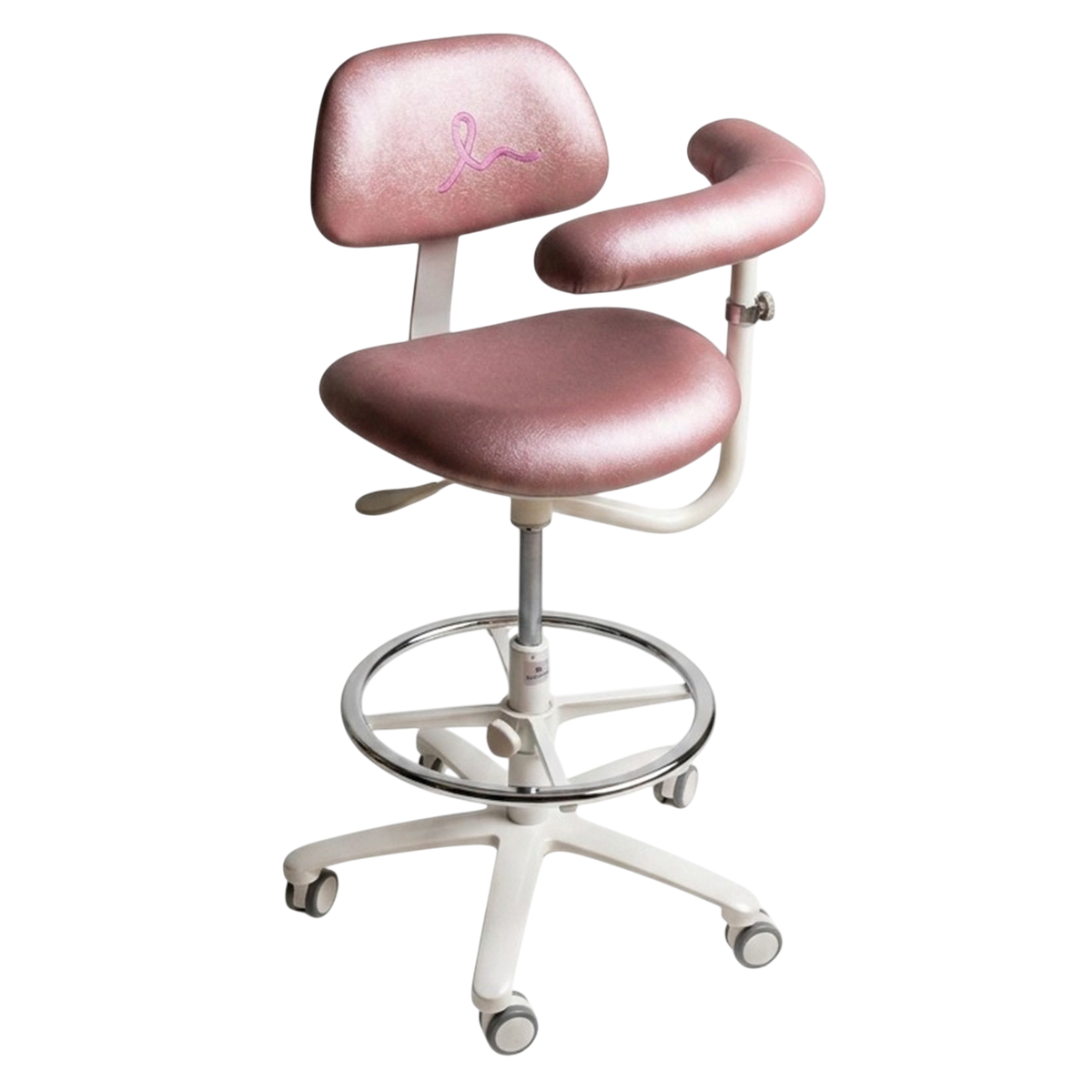 Brewer Rosa pink assistant stool 4355BL