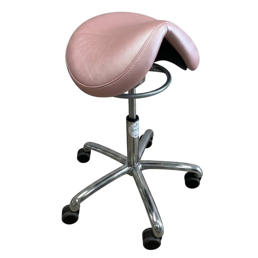 Brewer Rosa pink Jumper saddle stool 135JSR