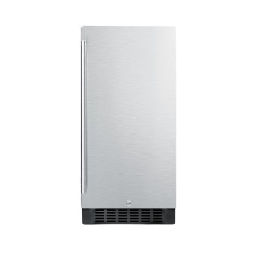 Accucold 15" wide ADA compliant all-refrigerator for built-in or freestanding use with panel-ready door (Model