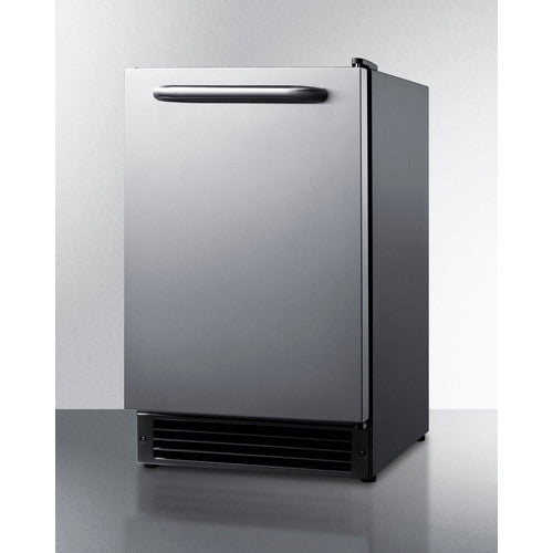 Drain-free manual defrost built-in icemaker with panel-ready door