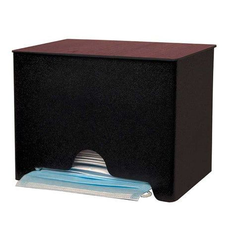 Face Mask Dispenser Earloop Bulk Countertop Cherry/Black ABS