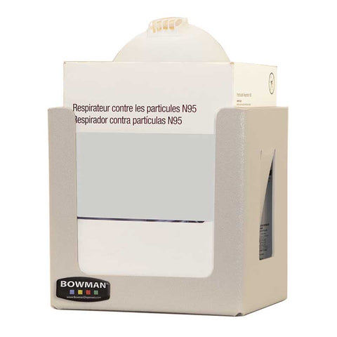 Face Mask Dispenser Universal Cone Style Quartz Beige ABS