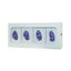 Glove Box Dispenser Quad Divided Vert or Horiz White Steel