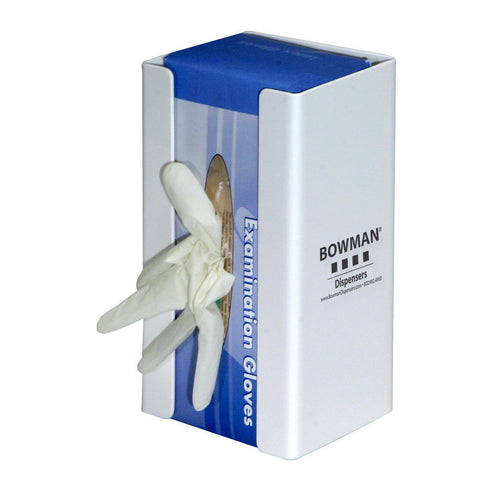 Glove Box Dispenser Single Molded Vert/Horz Frosted Polycarb