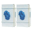 Glove Box Dispenser Single Vert/Horiz White Wire Pack of Two