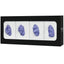 Glove Box Dispenser Quad Vert/Horiz Black Steel